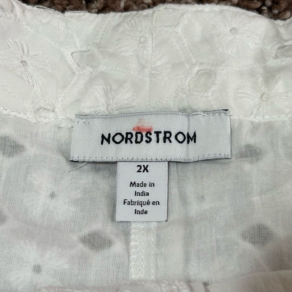 Nordstrom White High Waist Shorts - Picture 6 of 8